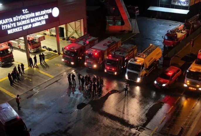 Manisa Orman Yangınına Sakarya’dan Yardım Eli